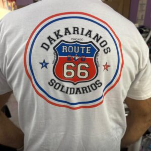 Camiseta Dakarianos Solidarios Blanca