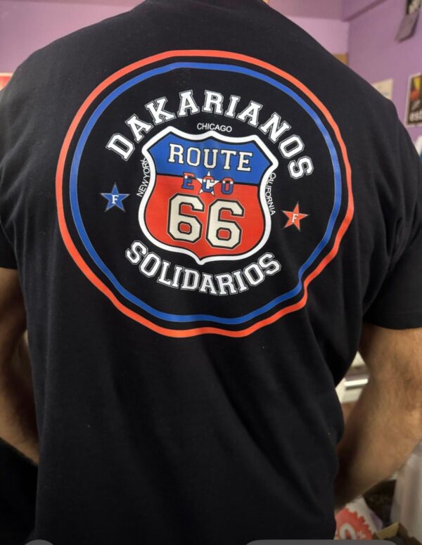 Camiseta Dakarianos Solidarios Negra